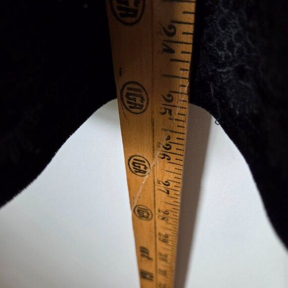 EUC LPOL BLACK VELVET AND LACE SWING STYLE TANK TOP SIZE L - Picture 16 of 16